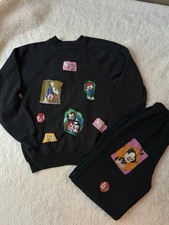 Vtg 90s Warner Bros Animaniacs RARE  Retro Two Piece Patchwork Set Kids M 10/12