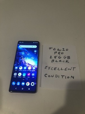 TCL 20 Pro 5G Unlocked - Black,  - 6GB+256GB - Like New Condition . READ