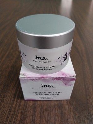 Me Mudita Earth Pomegranate & Olive Squalane Cream All Natural 50ml/1.69oz