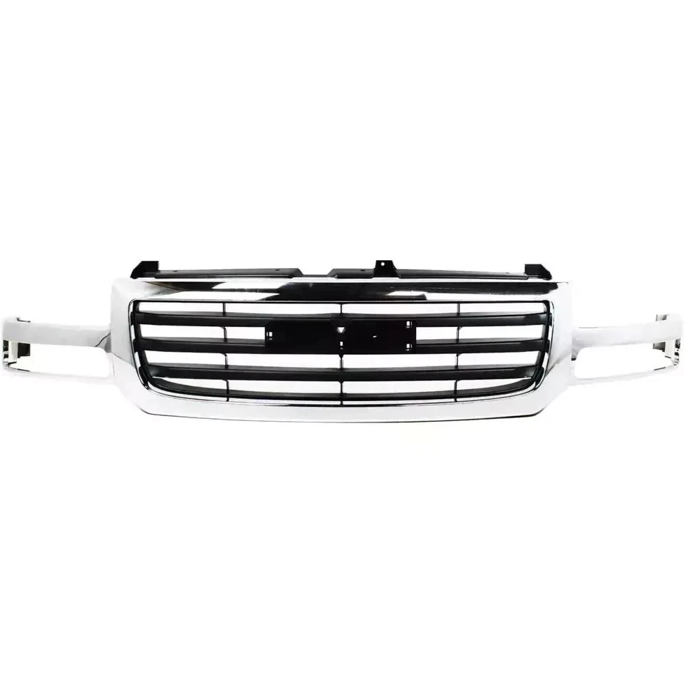 Front Bumper Chrome & Headlights Kit For 2003-2007 GMC Sierra 1500 2500 HD 3500. Foto 3 de 4