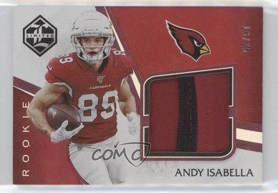 2019 Panini Limited Rookie Jumbo Jerseys Ruby Spotlight /25 Andy Isabella 0jd0