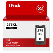 PG-275XL Black Ink Cartridge for Canon 275 Black Ink Pixma TS3722 TS3522 TR4720