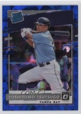 2020 Donruss Optic FOTL Blue Cracked Ice Prizm /7 Yoshi Tsutsugo Yoshitomo 13u1