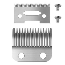 Hair Clipper Replacement Blade 2 Hole Stainless Steel Precision Cutting Blade