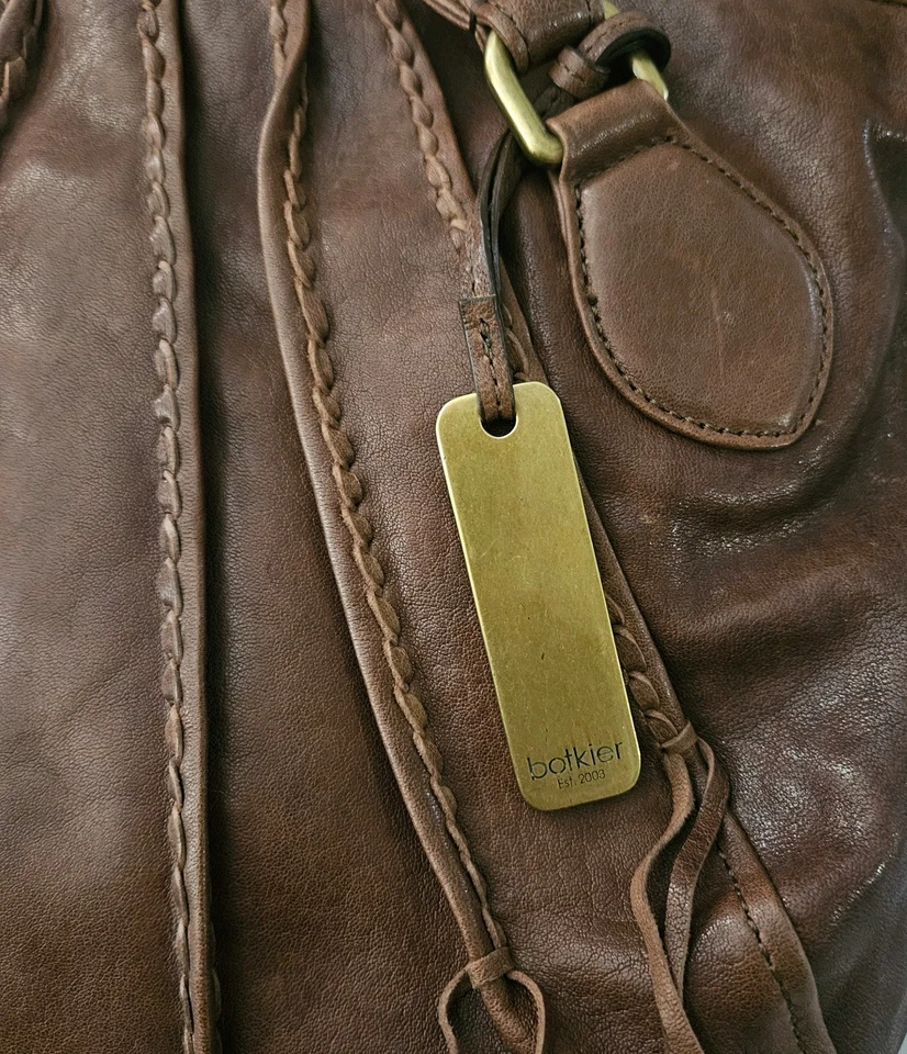 Botkier Brown Lambskin Taylor Hobo Shoulder Bag , NWT Released in 2009 - Image 3 of 4