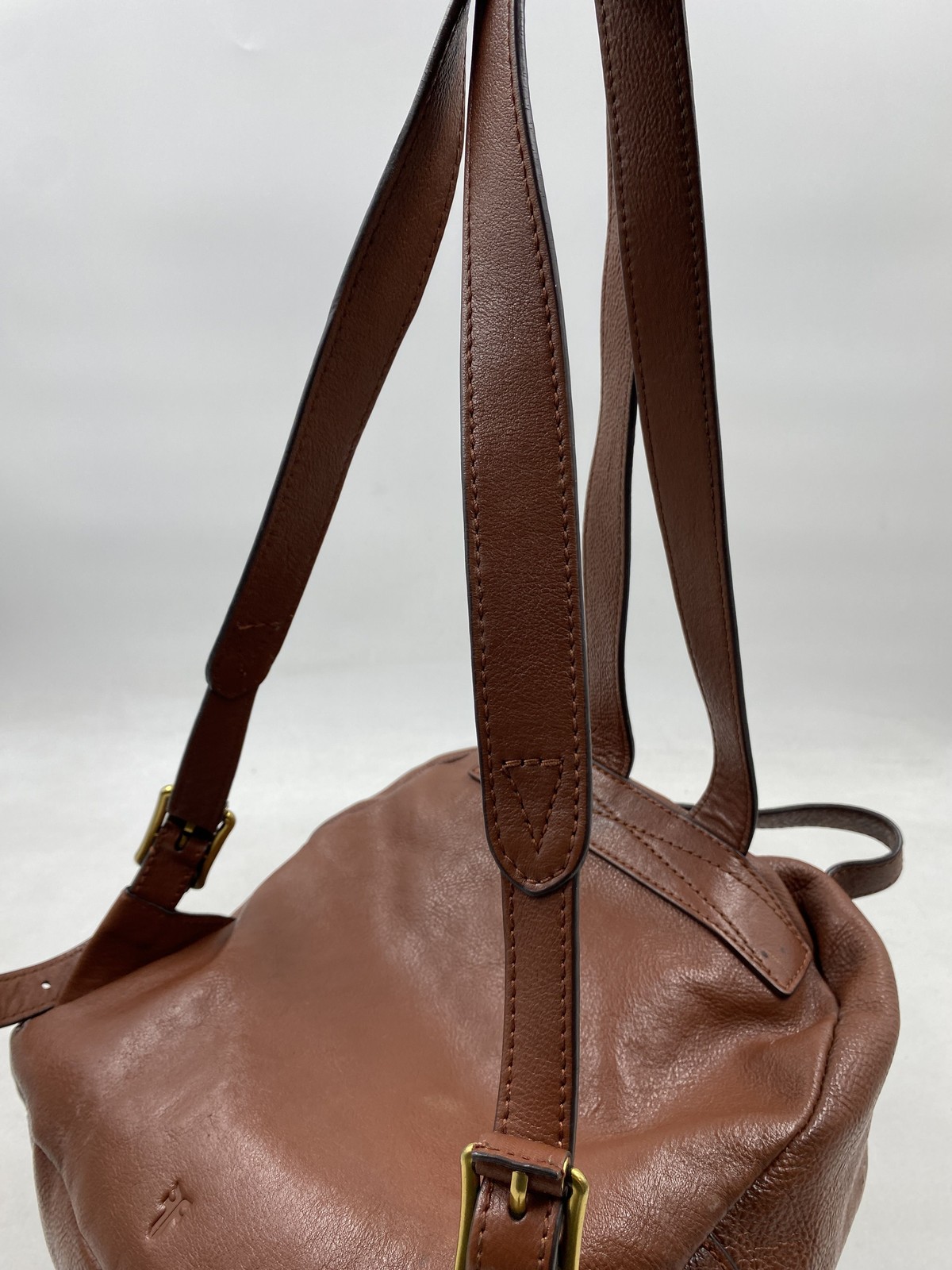 Frye Brown Leather Backpack - image 4