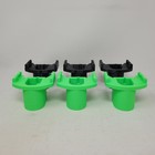 Fits Ryobi 18v Locking Battery Mount Holder Green Black 3 of Each Organizer