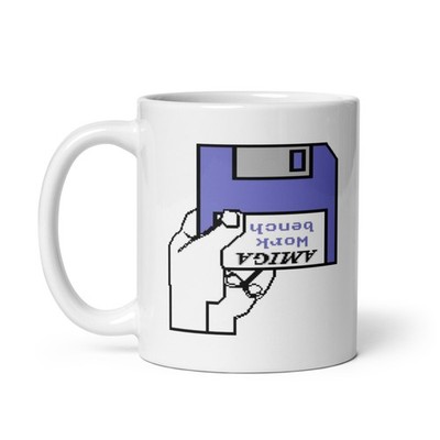 Commodore Amiga Workbench C64 Classic Retro Double Sided 11oz Coffee Tea Mug