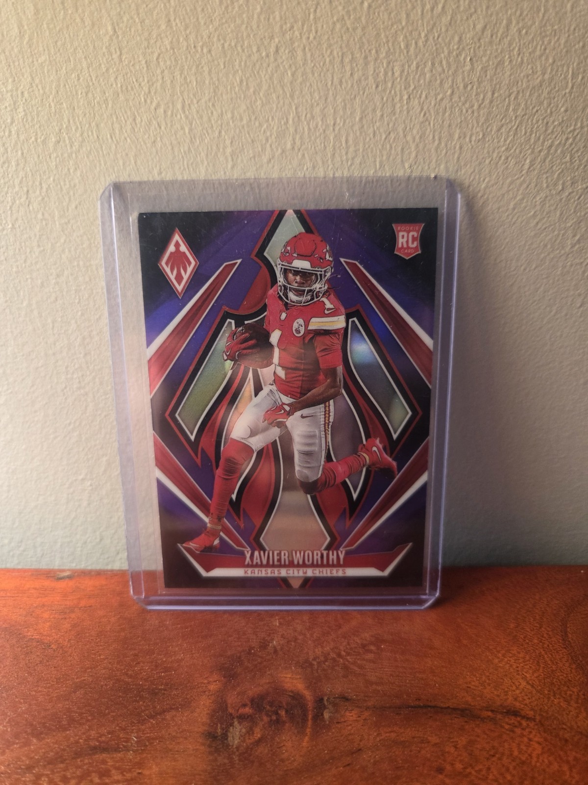2024 Panini Phoenix Rookie Xavier Worthy Purple Parallel Kansas City Chiefs #250