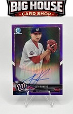 2018 Bowman Chrome Seth Romero Prospects Autographs Purple Refractor #/250