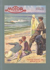 Motor Verlag Originalseite & Rückseite Ossag Shell Voltol Art Deco Plakat 455