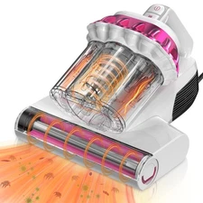 Mattress Vacuum Cleaner - 18Kpa Bed Vacuum with LED Display, 253.7nm UV-C Lig...