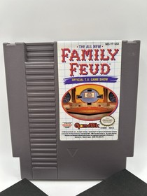 Family Feud Nintendo Nes Cleaned & Tested W/Sleeve