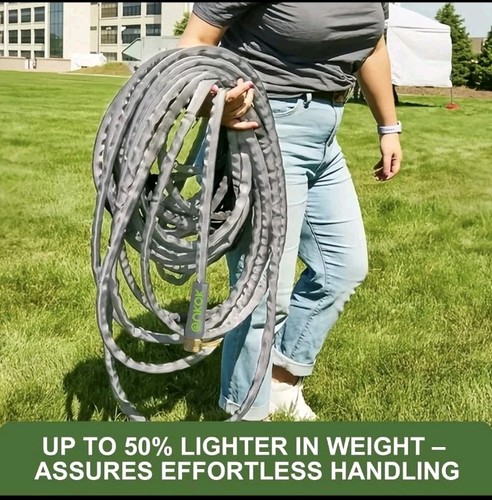 2025 Upgraded 50FT Non-Expanding Garden Hose, Ultra-Light & Flexible Water Hose - Picture 5 of 7