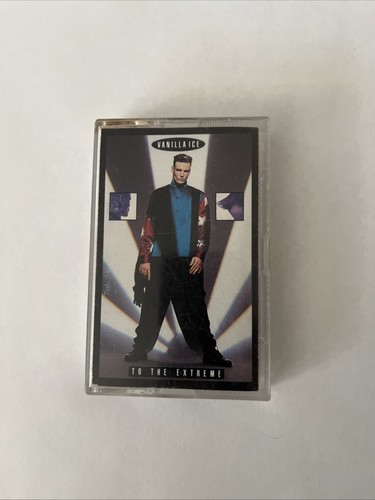 1990 Vanilla Ice "To The Extreme" Cassette Tape Rap Hip Hop Ice Ice Baby