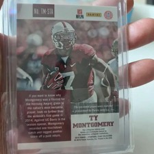 Pannini TY Montgomery Jersey Card 09/10 Official