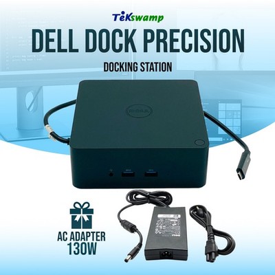 Dell USB-C Dock Station for Precision 5530 2-in-1 5540 Laptop w/130W AC Adapter