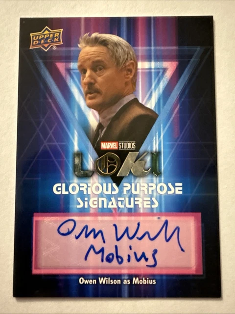 Owen Wilson 2023 Marvel Loki Glorious Purpose Auto Mobius Inschrift GPS-WI SSP