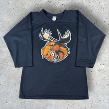 Vintage Manitoba Moose Hockey Jersey Black Men’s Small