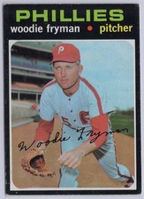 1971 Topps #414 Woodie Fryman in EX Condition Phillies