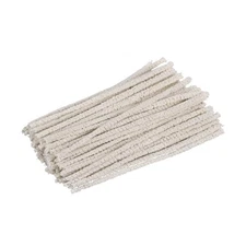 100 Pack Cone Pipe Cleaner 6" Pipe Cleaner Bulk, Cotton and Wire Pipe Cleaner