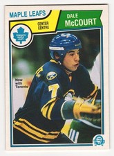 1983-84 O-Pee-Chee Dale McCourt #66 Maple Leafs