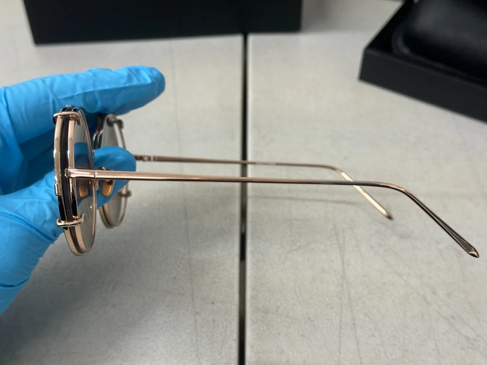 Linda Farrow - 647 C3 Round Sunglasses - Rose Gold - NEW WITH DEFECTS - Image 4 of 4