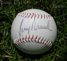Jerry Manuel AUTO Baseball Mets AUTO Signed