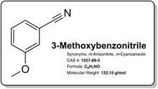 3-Methoxybenzonitrile — ACS Grade, ≥98%, For Synthesis — CAS:  1527-89-5