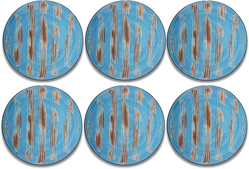 Wilmax Dessertteller Set 6-teilig, 18 cm, blau, ColorBoom Kollekt. WL-668611/A6 - Bild 1 von 12