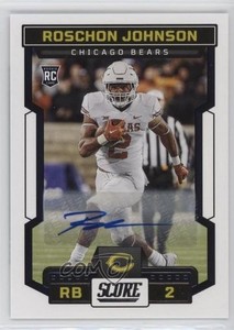 2023 Score Rookies Signatures Roschon Johnson #335 Rookie Auto RC