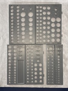 Vintage Craftsman Socket Organizer 6 Trays Sockets SAE & Metric 6pt & 12pt