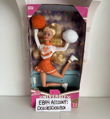 1997 Vintage University Barbie Tennessee Cheerleader Doll NRFB  