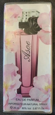 Asoe Pheromones Perfume New W/Sprayer .87 Oz Floral & Fruity W/Black Silk Flower