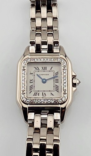 Stunning Cartier Panthere 1660, 18K White Gold/Factory Diamond...