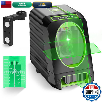 Laser Level Self Leveling Huepar Box-1G 150Ft Green Cross Line Laser For