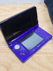 RARE Nintendo 3DS BUNDLE Midnight Purple Console with 6 Games Tested And Working