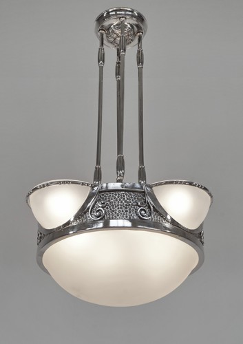 RARE FRENCH 1930 ART DECO CHANDELIER ......... lamp muller degue daum era France - Picture 5 of 12