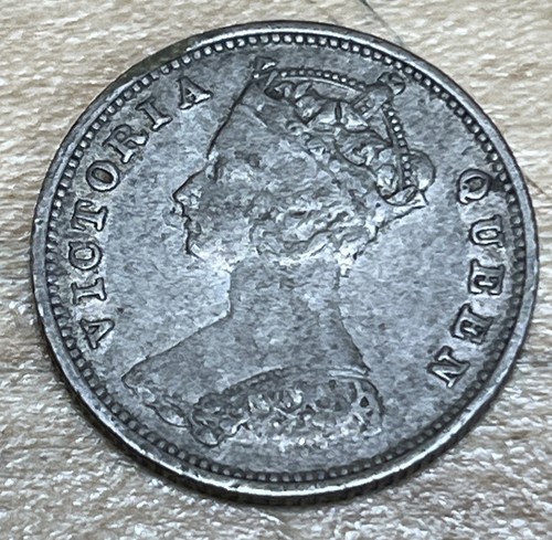 1901 Hong Kong 10cents Silver *E987