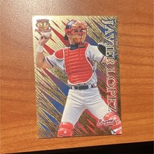 Pacific Crown Collection 1996 Javier Lopez #P-5 Braves Baseball Card