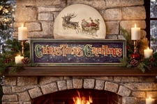 Boardwalk Originals 23” Christmas Greetings by Bonnie Barrett Hand Signed