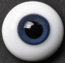 Nice 18mm Flatback Dark Blue Glass BJD Eyes for Reborn/Newborn BJD Doll