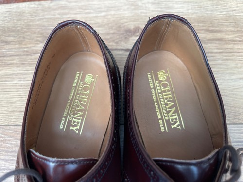 New Church's Cheaney Brogues Caps UK 10 F US 11 EU 44 G wider width Gibson - Picture 10 of 11
