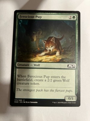 Ferocious Pup - 2020 Core Set M20 - Magic the Gathering MTG Nice!