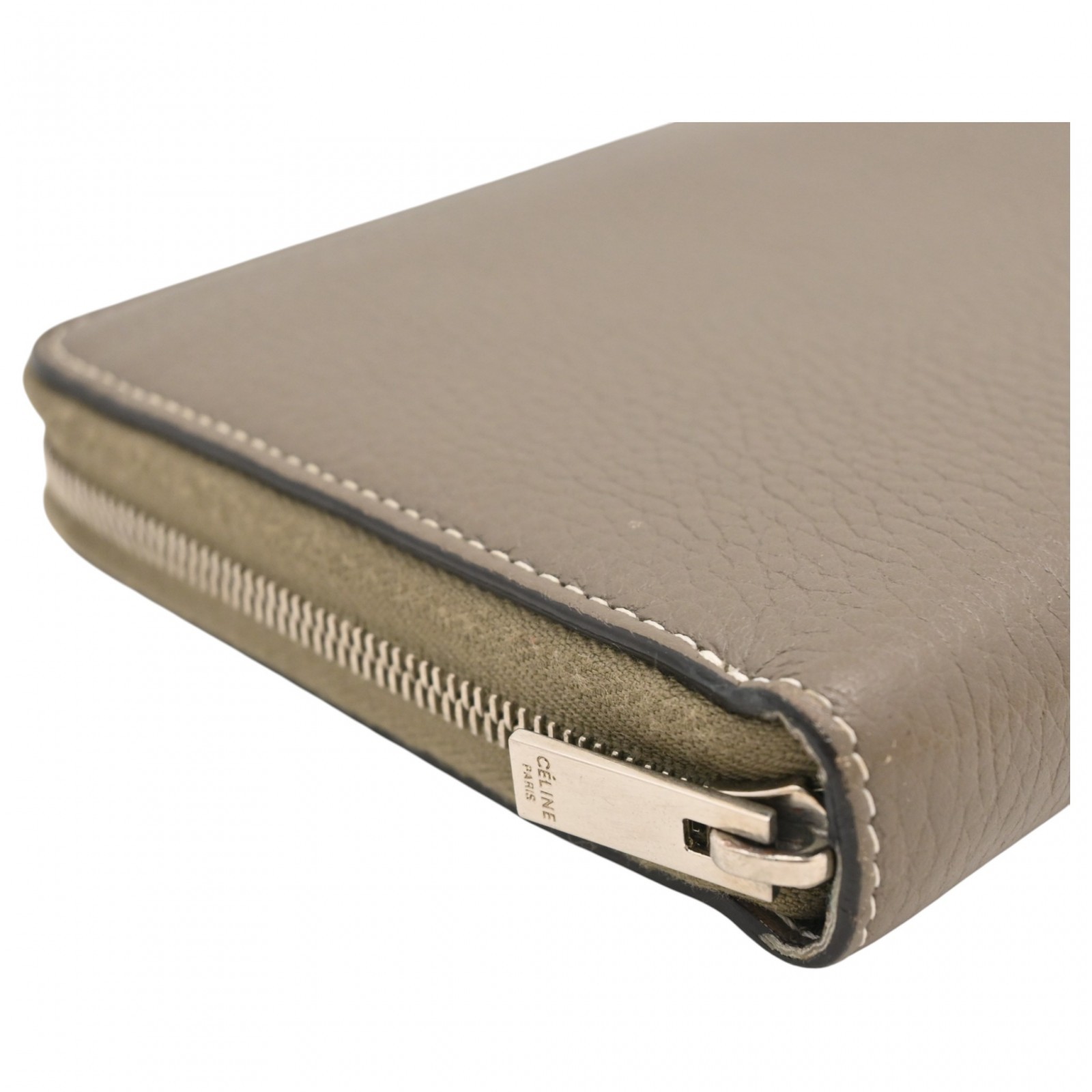 Auth CELINE Multi-Function Large Zip Wallet Long … - image 6