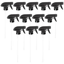 12pcs Trigger Sprayer Spray Bottle Nozzle Head - 28/410 Neck Bottle Size L4S6
