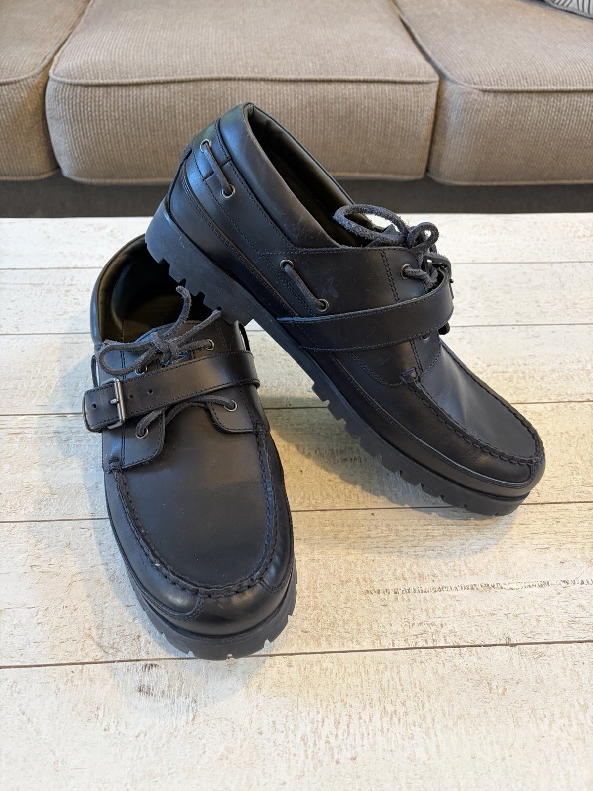 Polo Country Dry Goods Ralph Lauren Ranger X Alex Dymond Boat Shoe Navy US 14