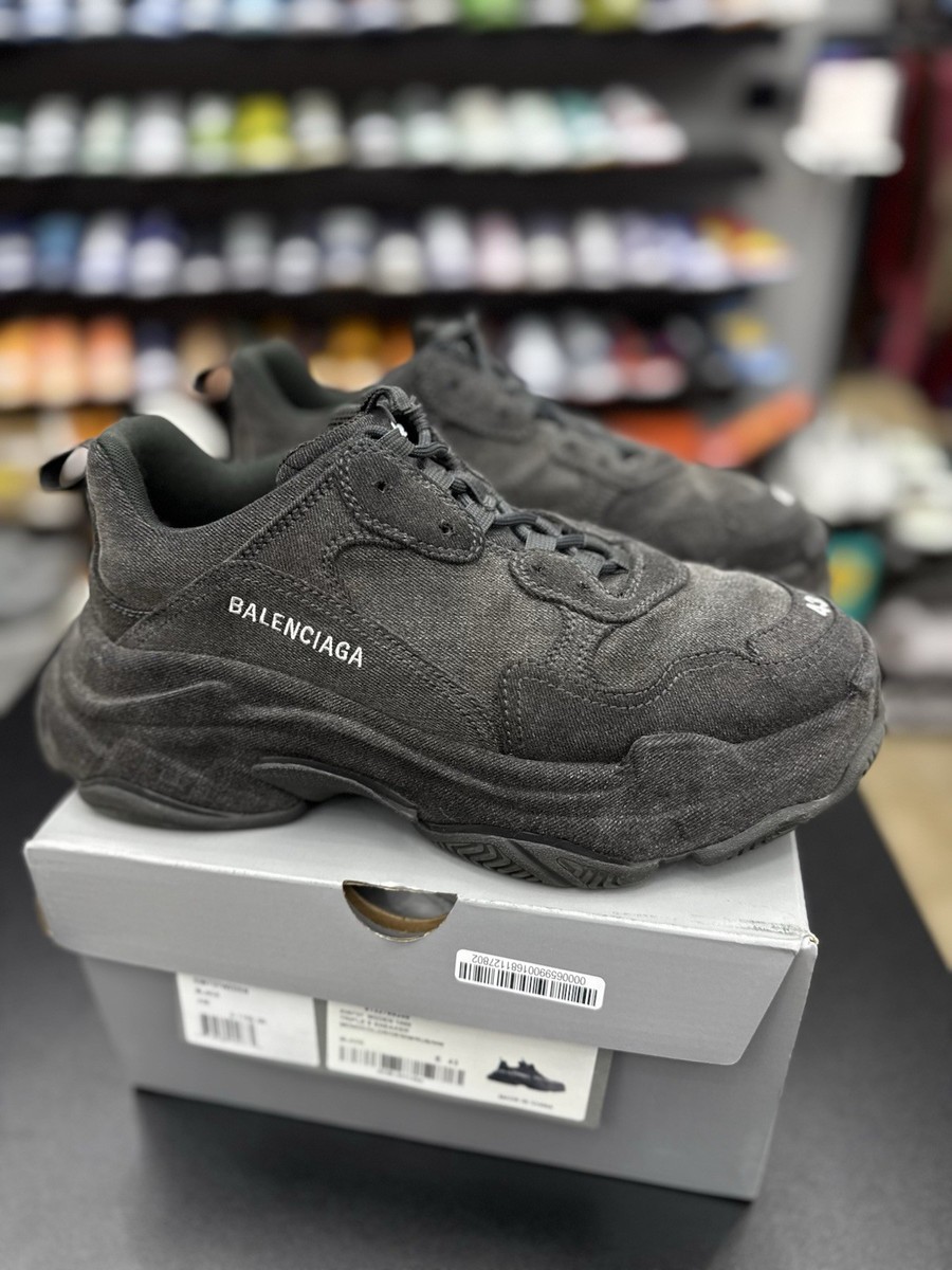 Balenciaga Triple S Denim Size 10US/43EU $1150 Retail 100