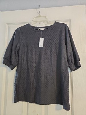 Loft Blouse Size XS Gray