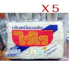 DEHYDRATED RICE VERMICELLI WAIWAISTIR-FRY ETC. THAI FOOD 180G x 5